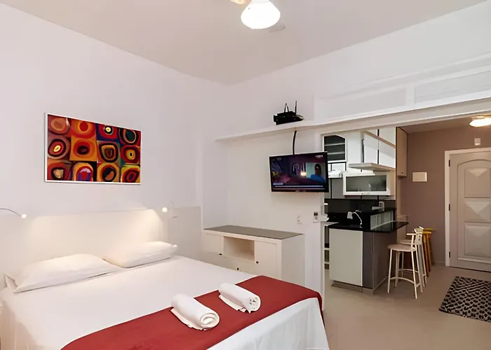 Studio Copacabana C/ Lavanderia - 500M Da Praia E Metro Rio de Janeiro